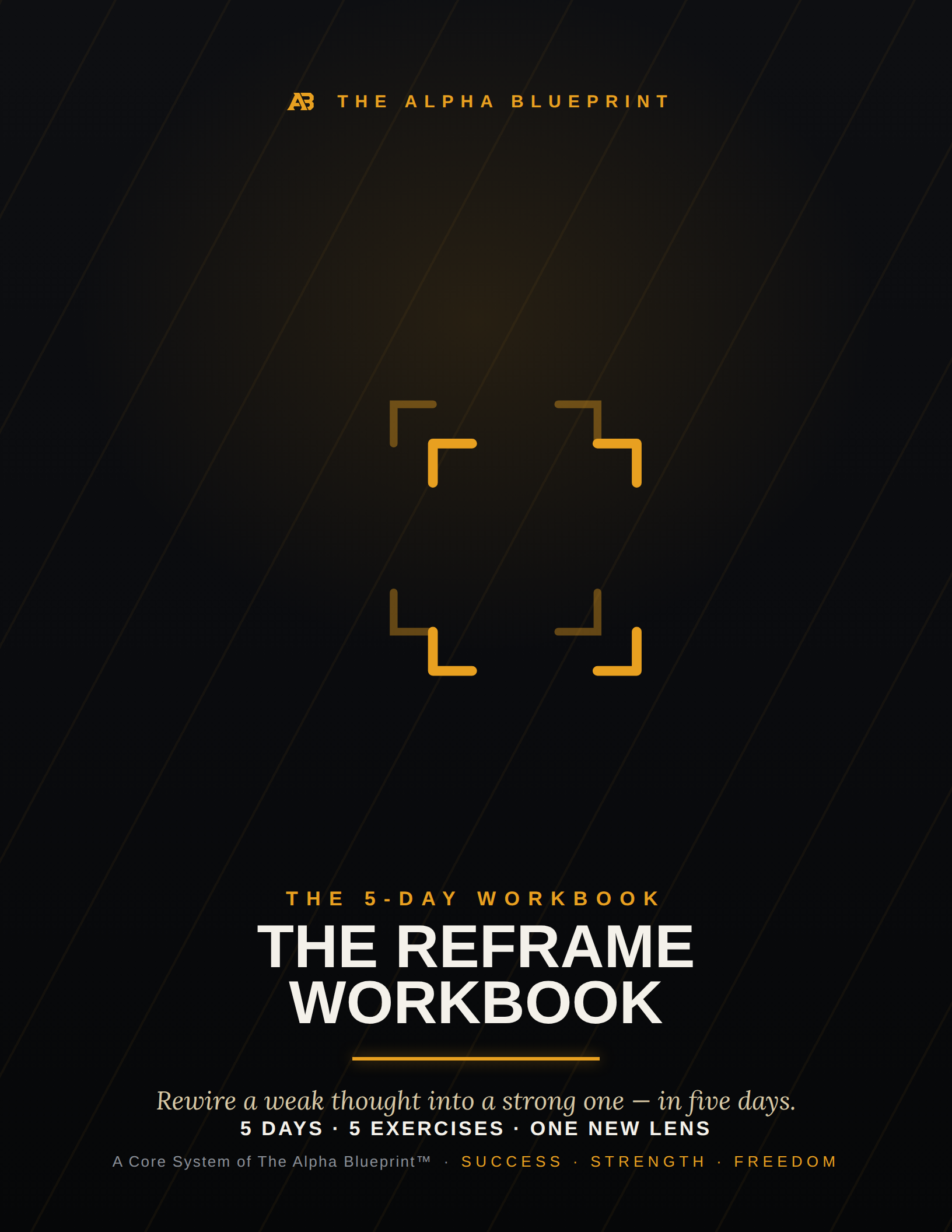 The Reframe Workbook cover